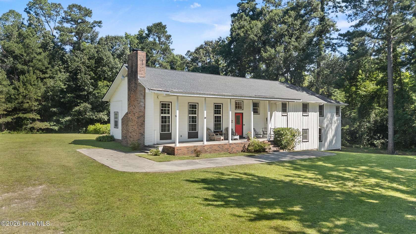 55 Acres of Recreational Land with Home for Sale in Whiteville, North Carolina
