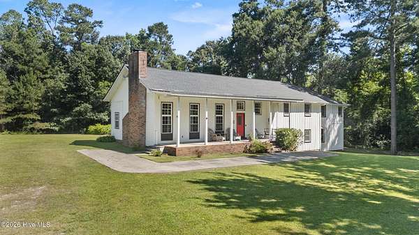 55 Acres of Recreational Land with Home for Sale in Whiteville, North Carolina