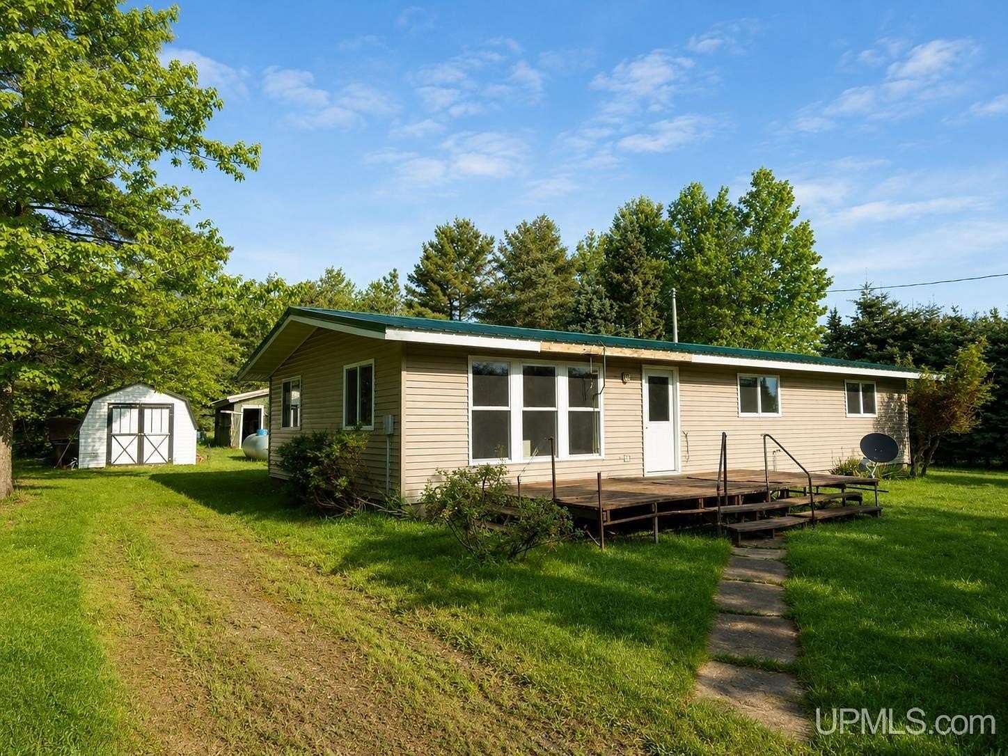 1.54 Acres of Land with Home for Sale in Trout Creek, Michigan