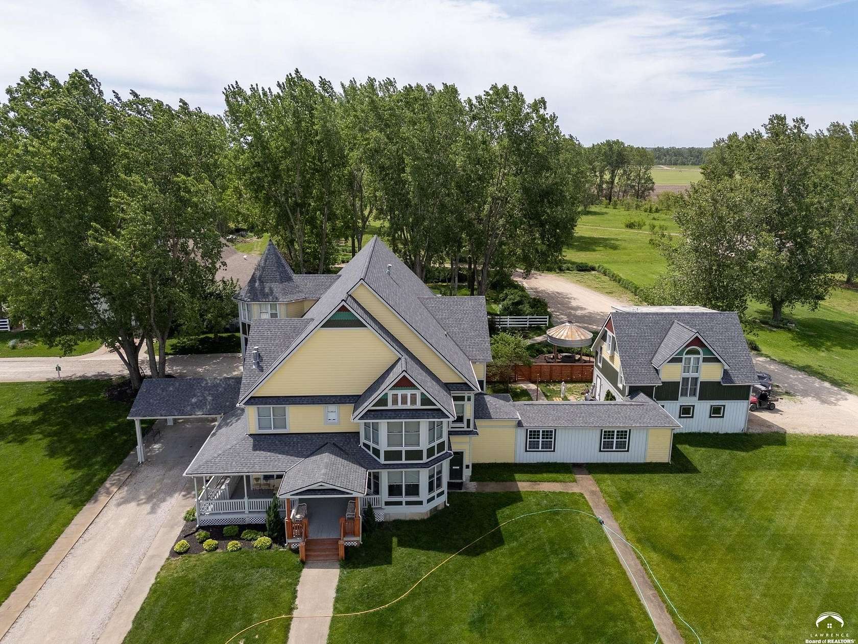 6.1 Acres of Land with Home for Sale in Lawrence, Kansas