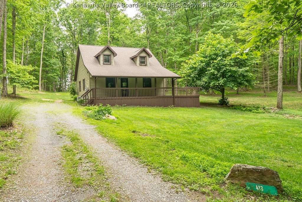 7.7 Acres of Land with Home for Sale in Cool Ridge, West Virginia