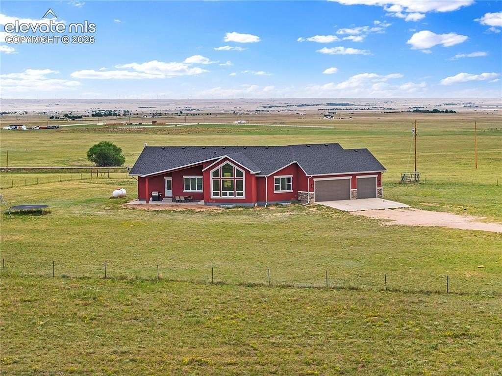 40 Acres of Agricultural Land with Home for Sale in Calhan, Colorado