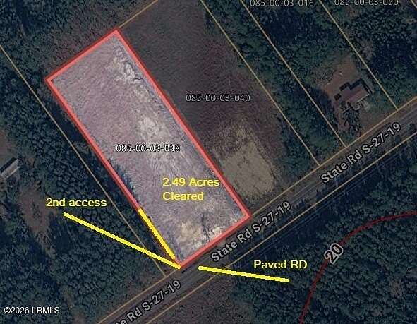 2.49 Acres of Residential Land for Sale in Ridgeland, South Carolina