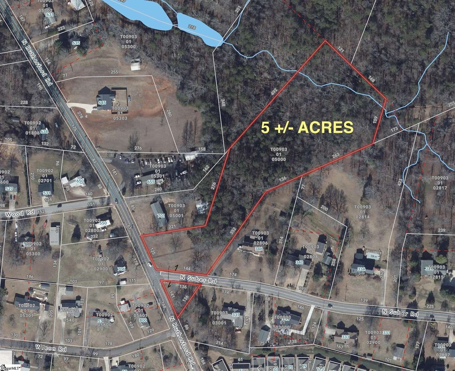 5 Acres of Land for Sale in Greer, South Carolina