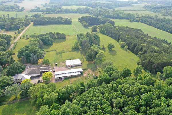 40 Acres of Land with Home for Sale in Portage, Wisconsin