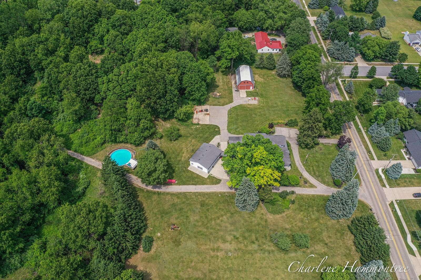 6.43 Acres of Land with Home for Sale in Rockford, Michigan