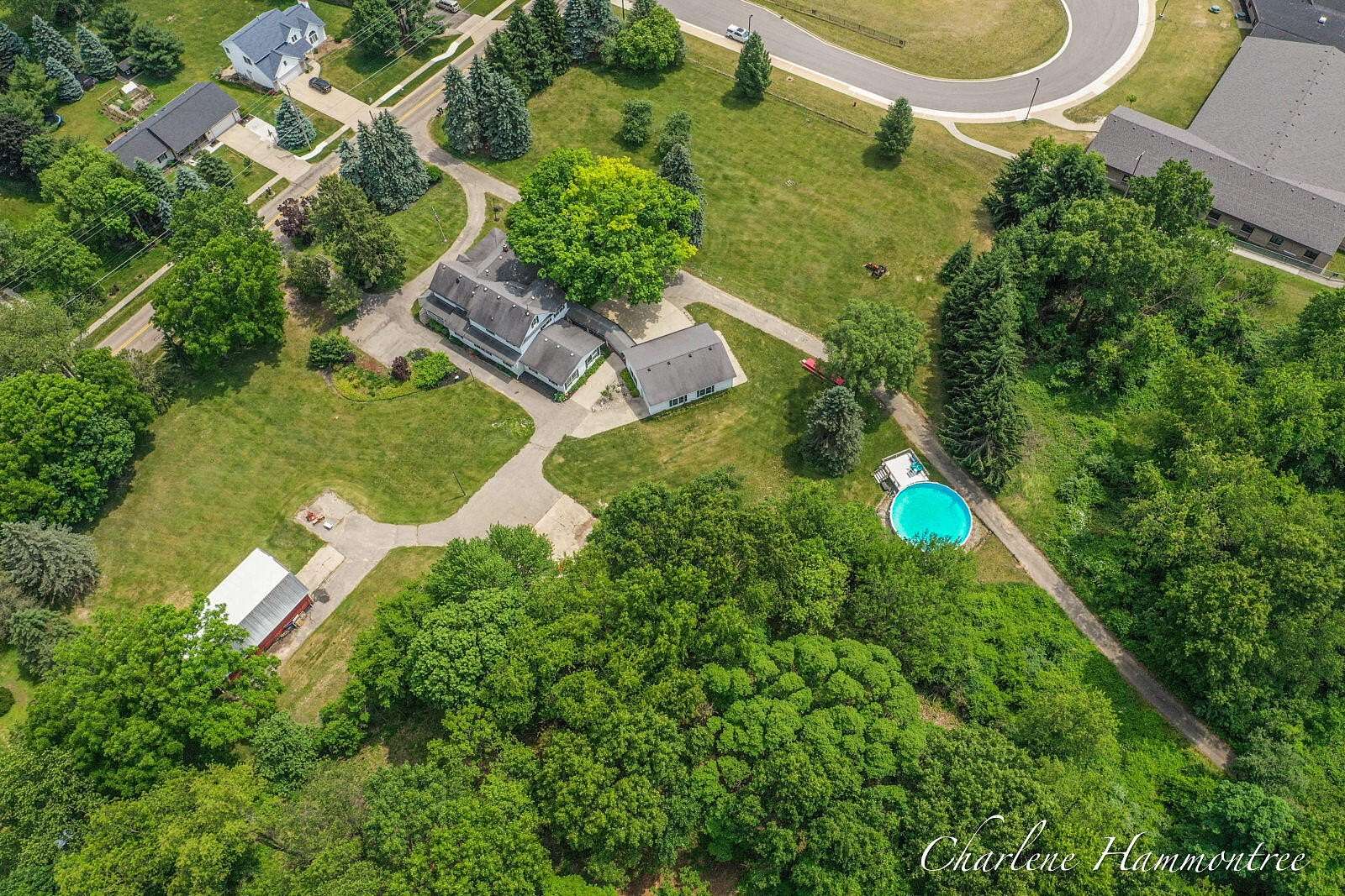 6.43 Acres of Land with Home for Sale in Rockford, Michigan