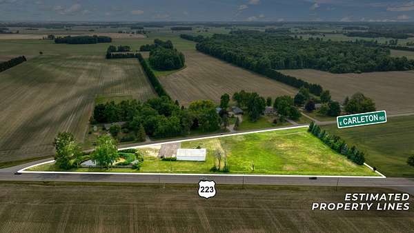 5 Acres of Improved Mixed-Use Land for Sale in Palmyra, Michigan