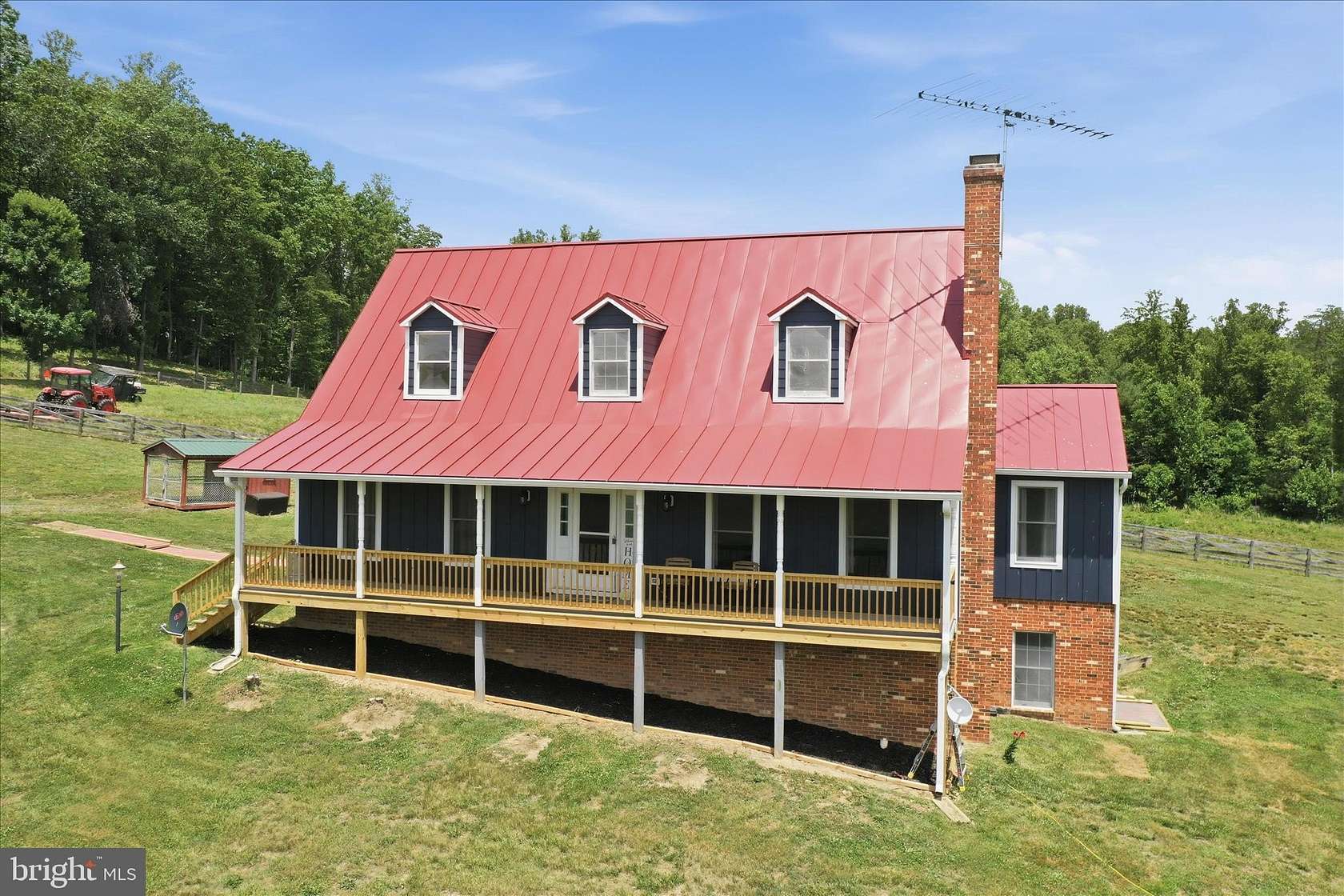 25.5 Acres of Agricultural Land with Home for Sale in Castleton, Virginia