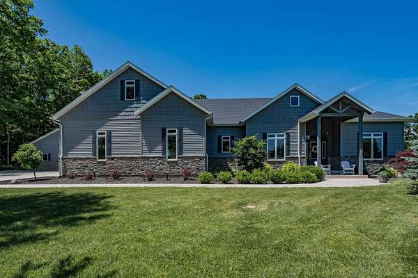 3 Acres of Land with Home for Sale in Huntertown, Indiana