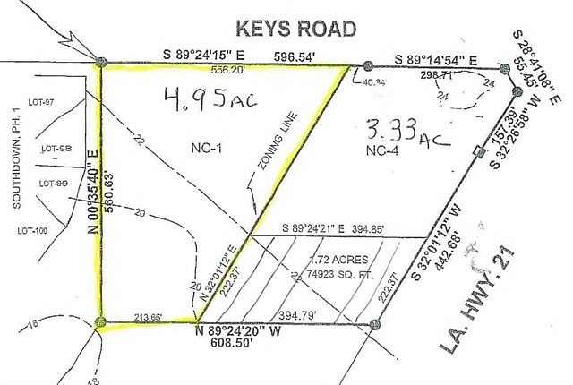 5 Acres of Commercial Land for Sale in Covington, Louisiana