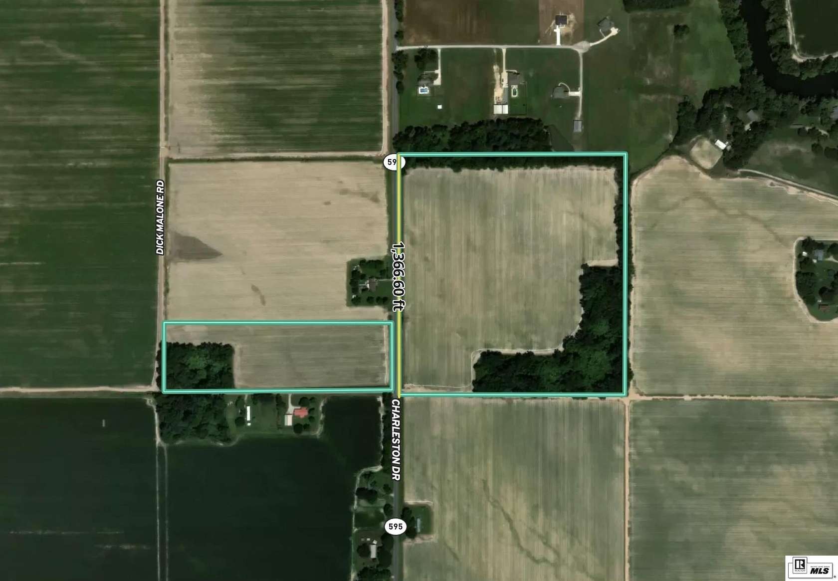 53 Acres of Land for Sale in Oak Ridge, Louisiana