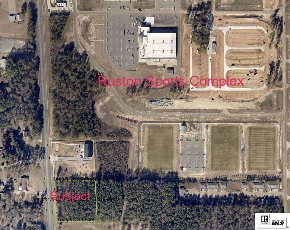 2.39 Acres of Mixed-Use Land for Sale in Ruston, Louisiana