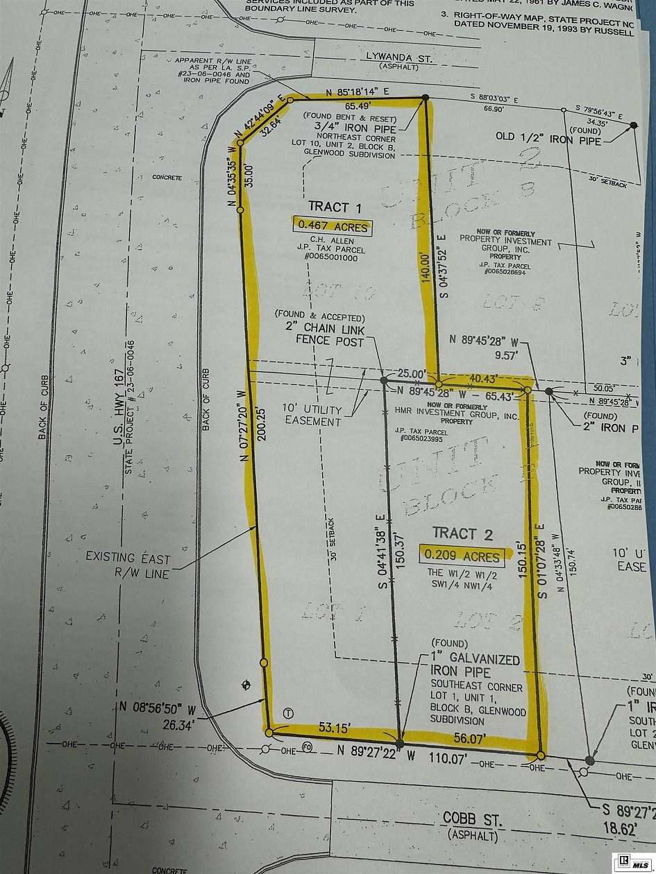 0.68 Acres of Commercial Land for Sale in Jonesboro, Louisiana