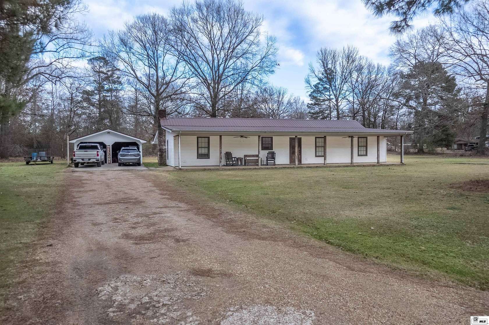 2 Acres of Land with Home for Sale in Bastrop, Louisiana