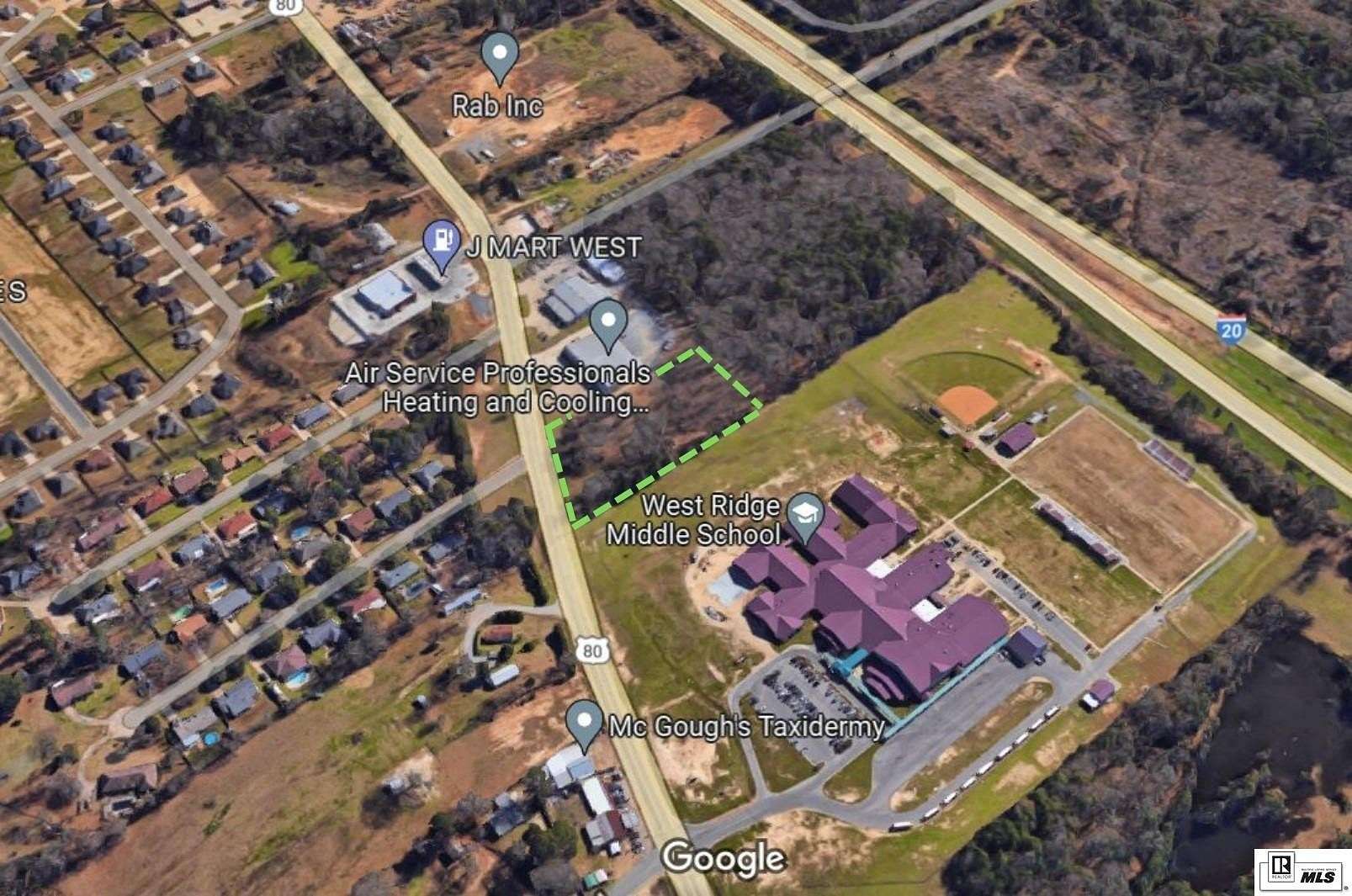 2.23 Acres of Land for Sale in West Monroe, Louisiana