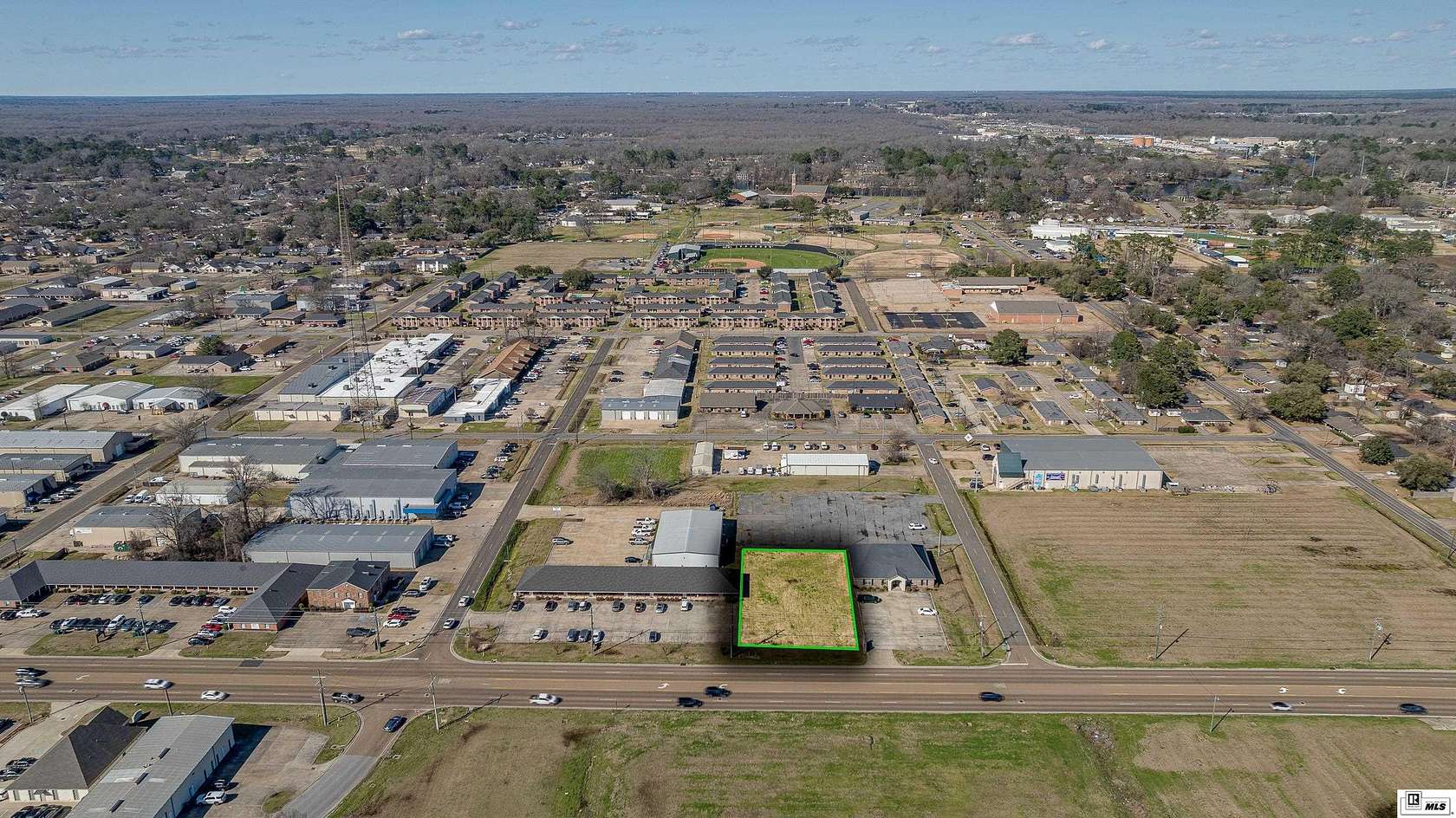 0.43 Acres of Commercial Land for Sale in Monroe, Louisiana