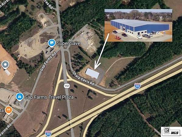 44.4 Acres of Commercial Land for Sale in Arcadia, Louisiana