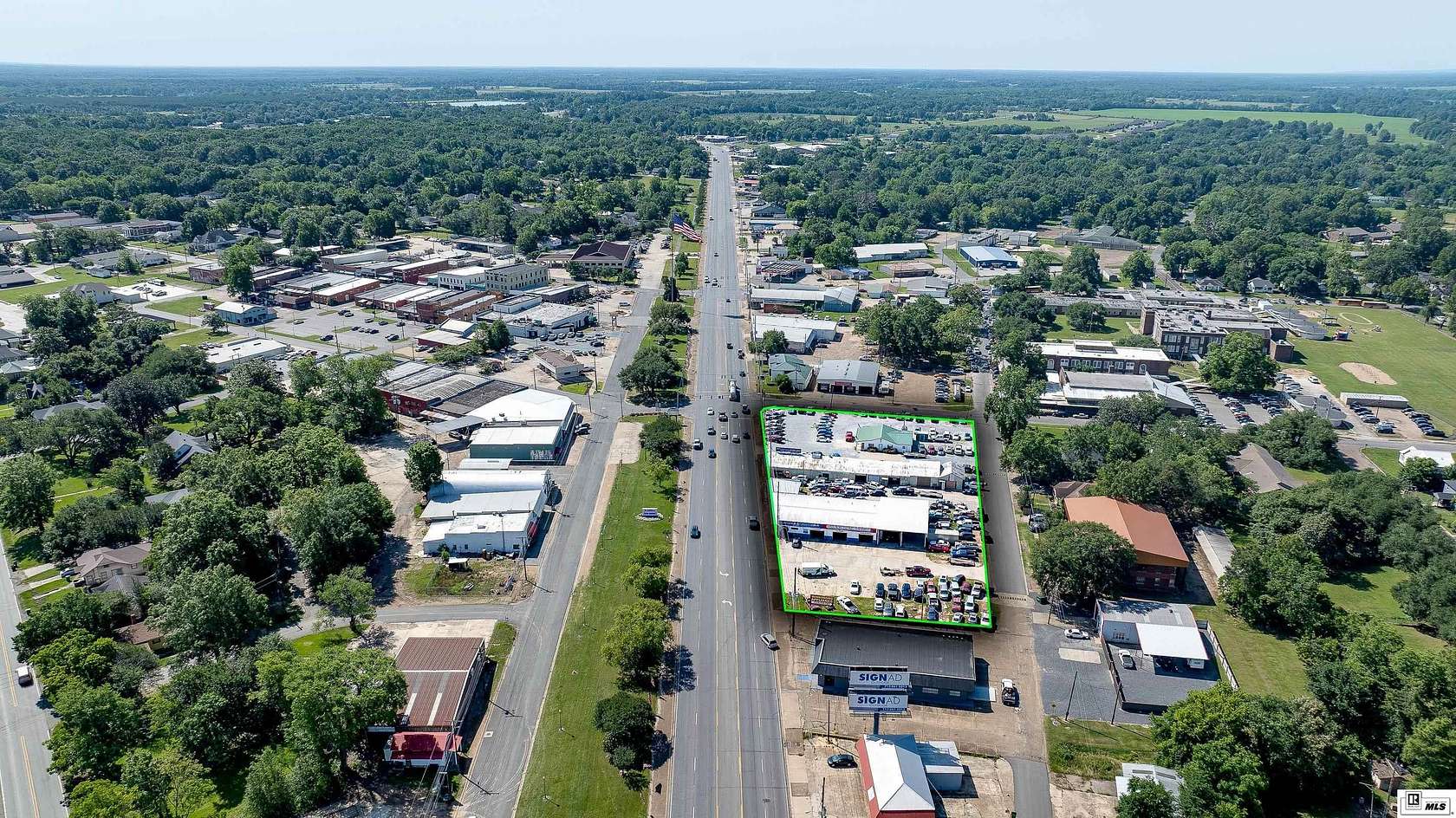 1.76 Acres of Commercial Land for Sale in Winnsboro, Louisiana