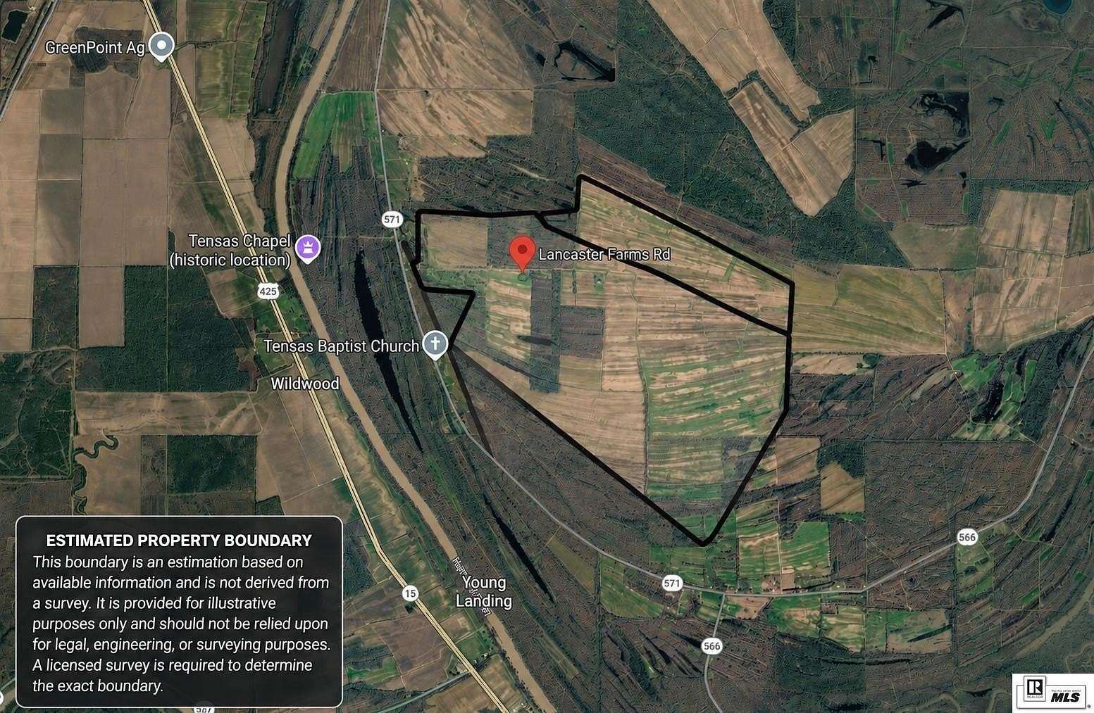 106 Acres of Land for Sale in Waterproof, Louisiana