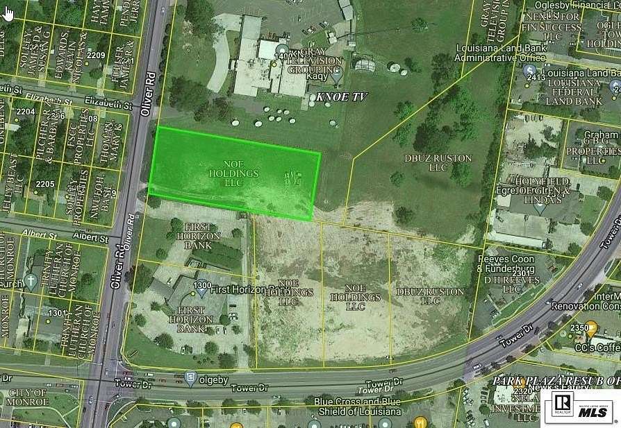 1.17 Acres of Commercial Land for Sale in Monroe, Louisiana