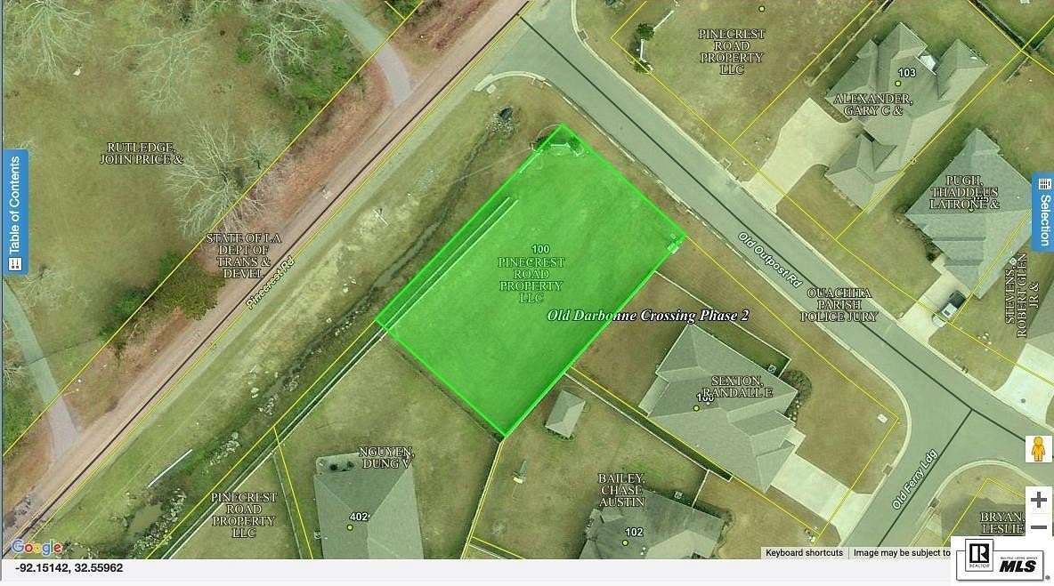 0.23 Acres of Residential Land for Sale in West Monroe, Louisiana