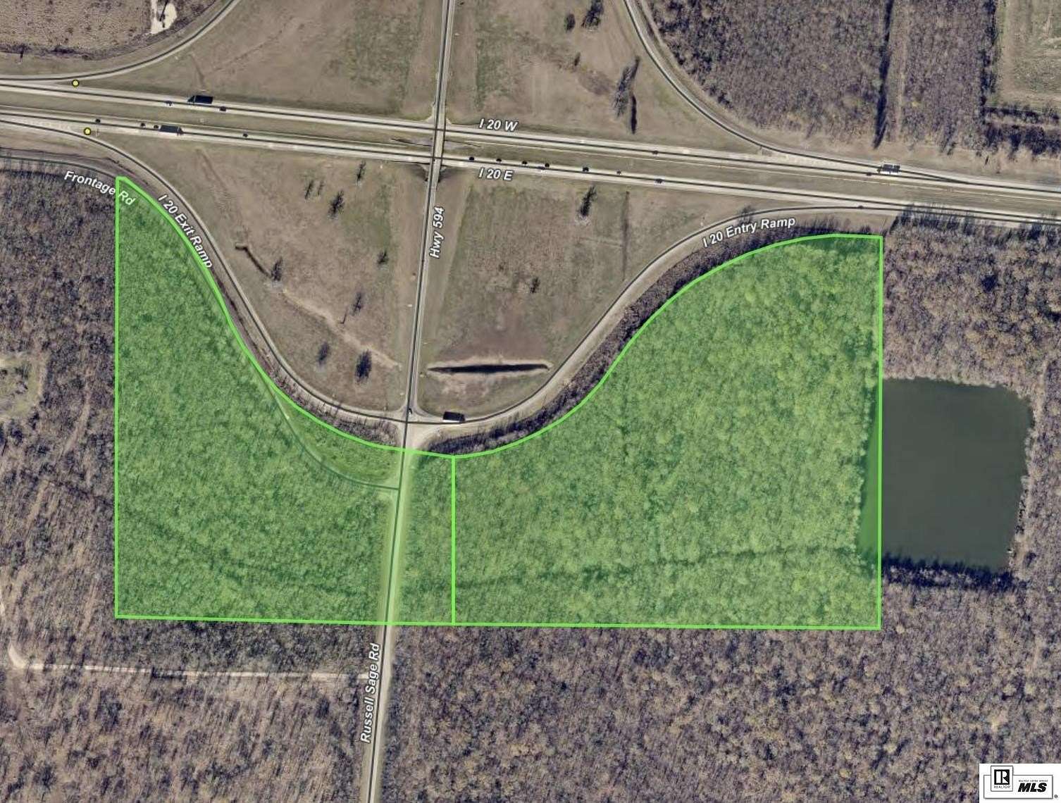 45.4 Acres of Commercial Land for Sale in Monroe, Louisiana