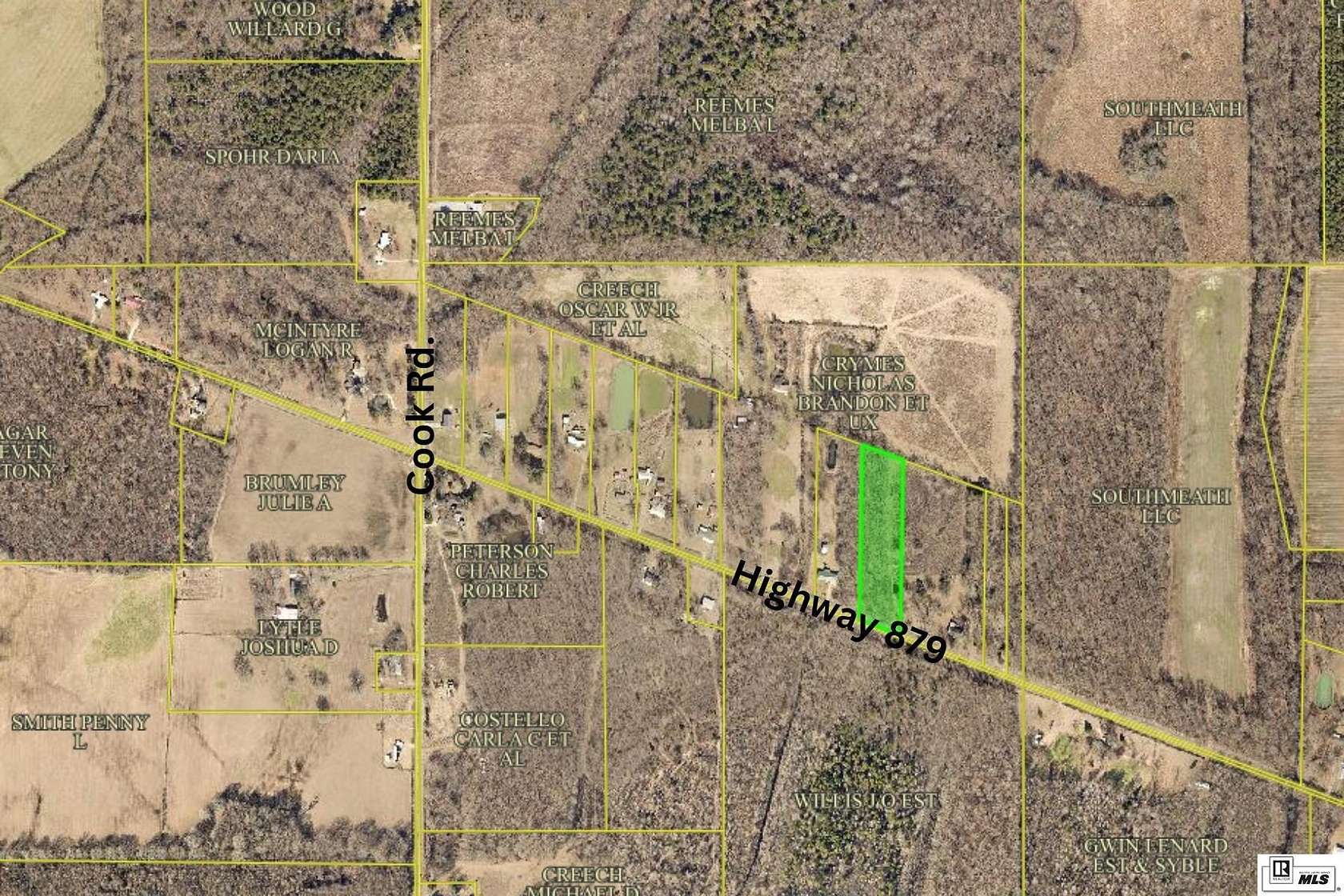 3 Acres of Residential Land for Sale in Oak Grove, Louisiana
