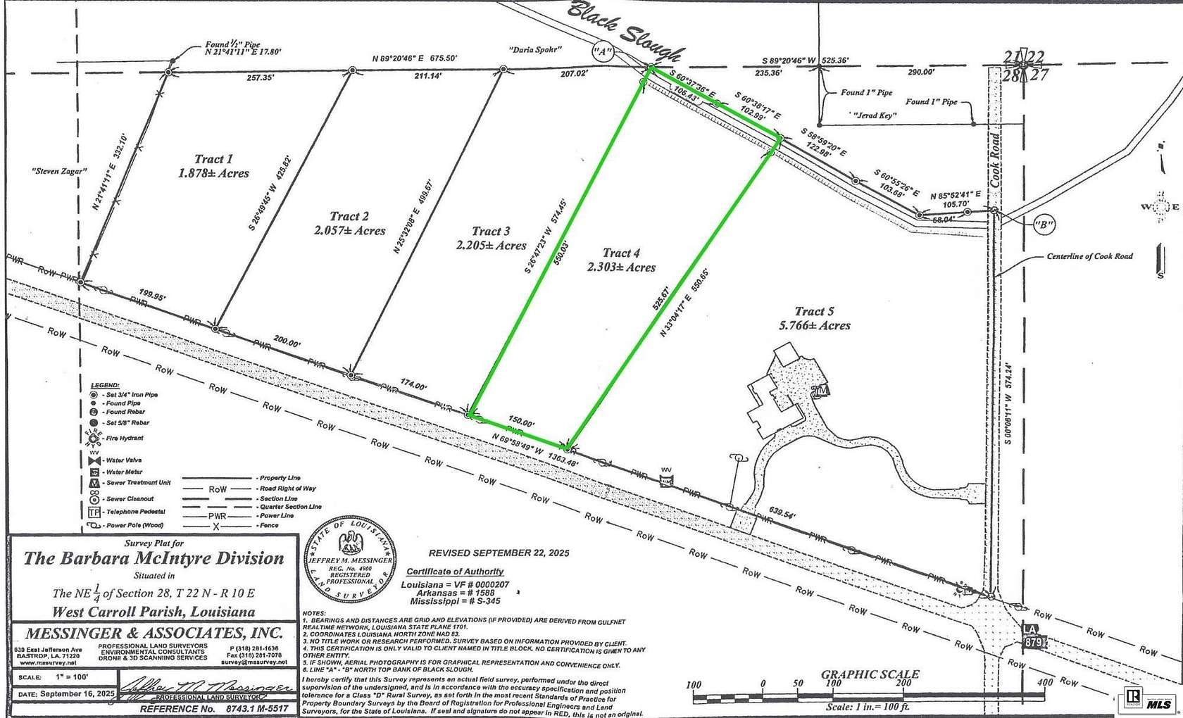 2.3 Acres of Residential Land for Sale in Oak Grove, Louisiana