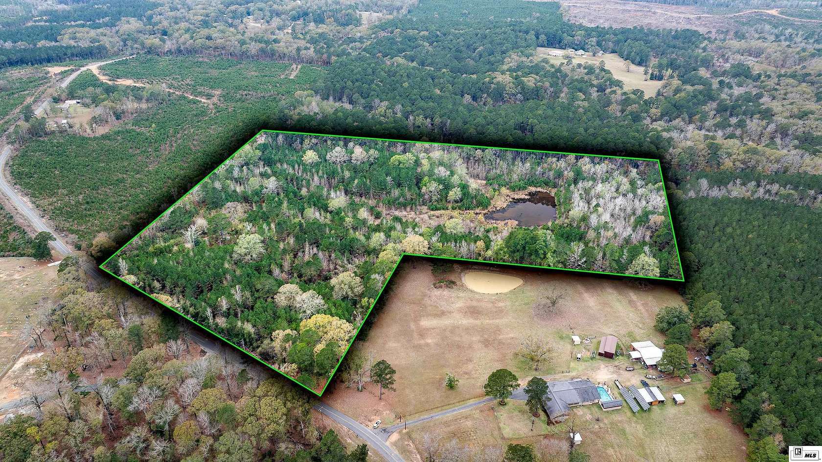 25.5 Acres of Recreational Land for Sale in West Monroe, Louisiana