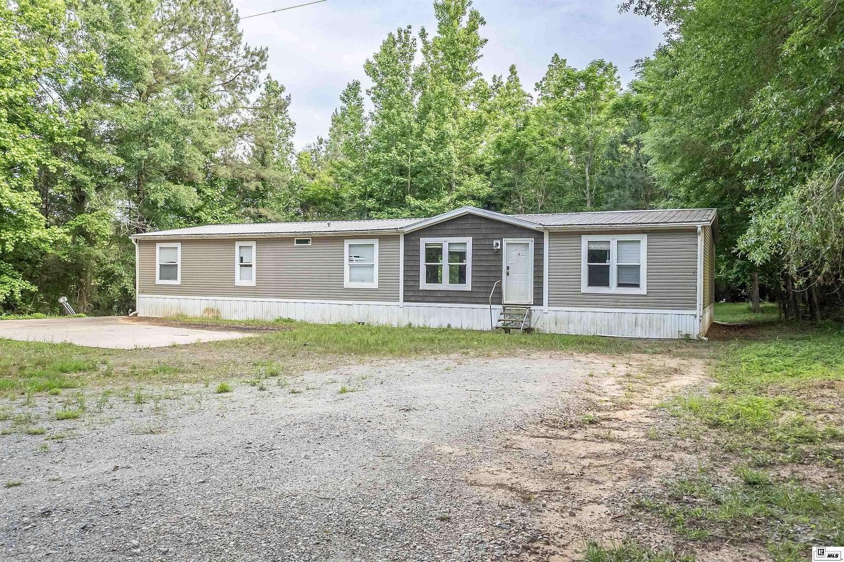 7.39 Acres of Land with Home for Sale in Downsville, Louisiana
