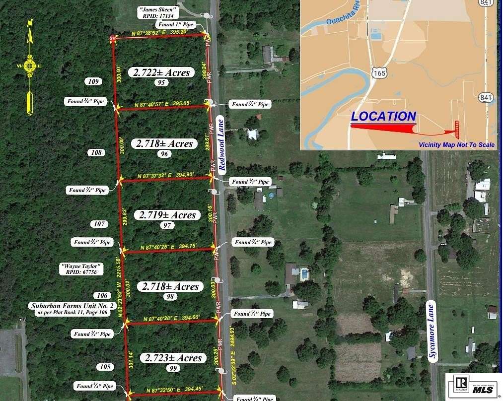 2.72 Acres of Residential Land for Sale in Monroe, Louisiana