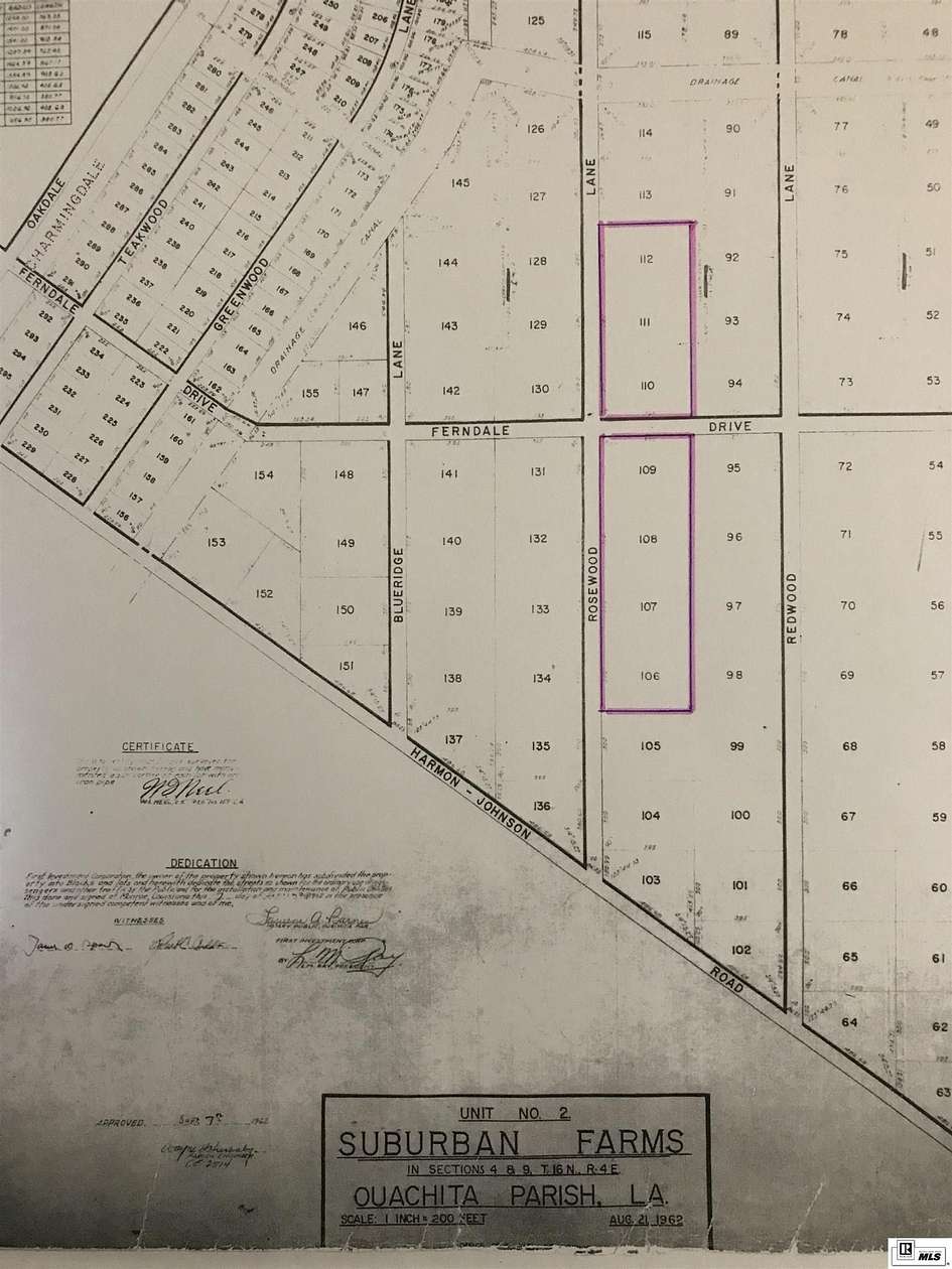 19 Acres of Land for Sale in Monroe, Louisiana