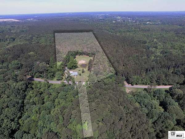 11.5 Acres of Recreational & Residential Land for Sale in Farmerville, Louisiana
