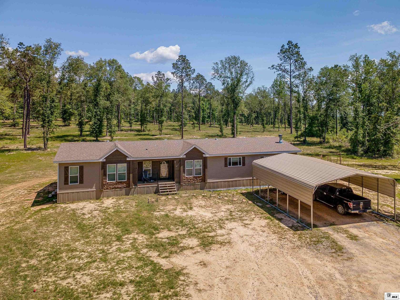 20 Acres of Recreational Land with Home for Sale in Spearsville, Louisiana