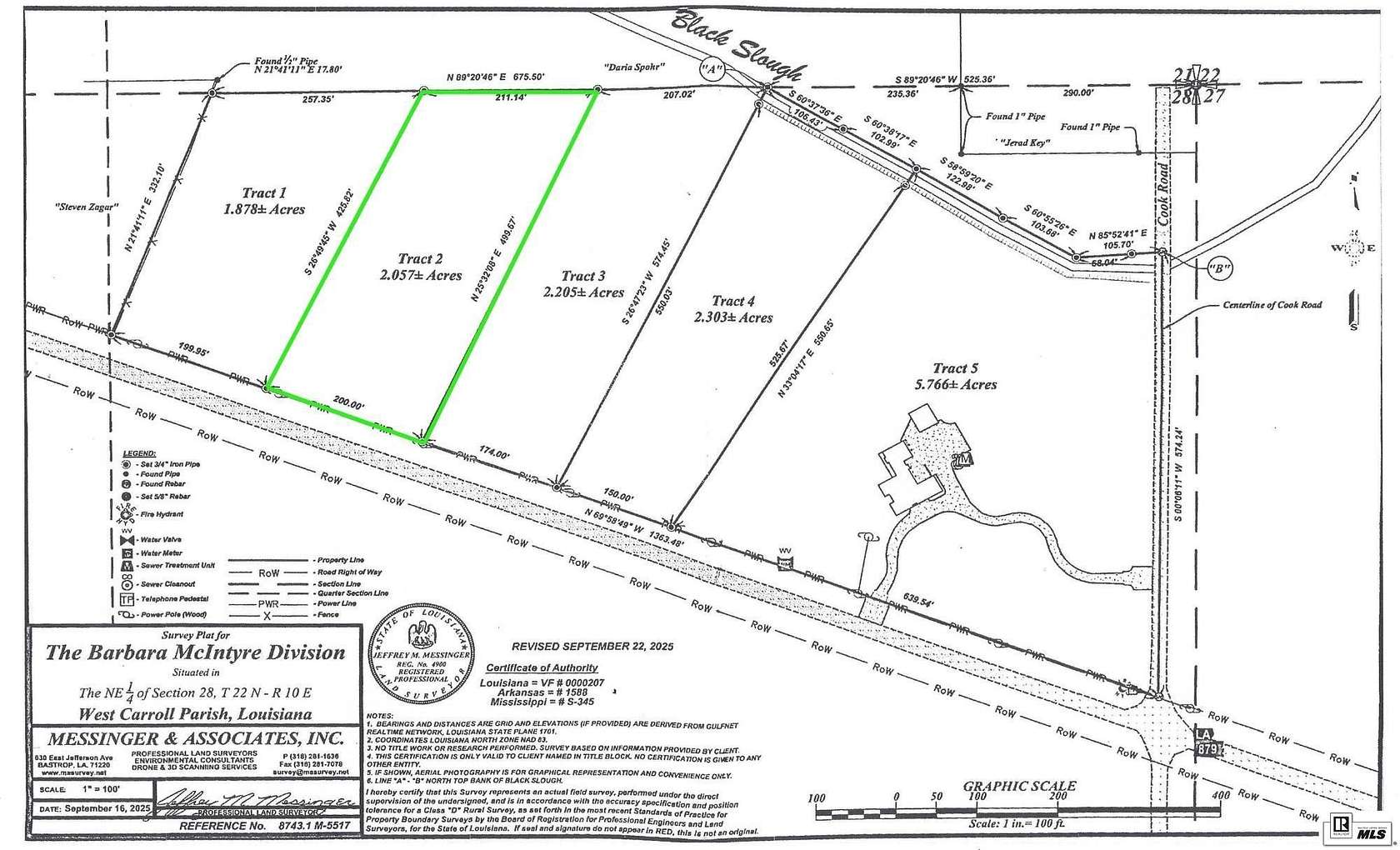 2 Acres of Residential Land for Sale in Oak Grove, Louisiana
