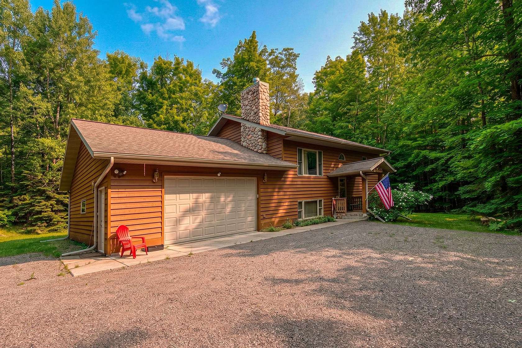 5 Acres of Land with Home for Sale in Minocqua, Wisconsin