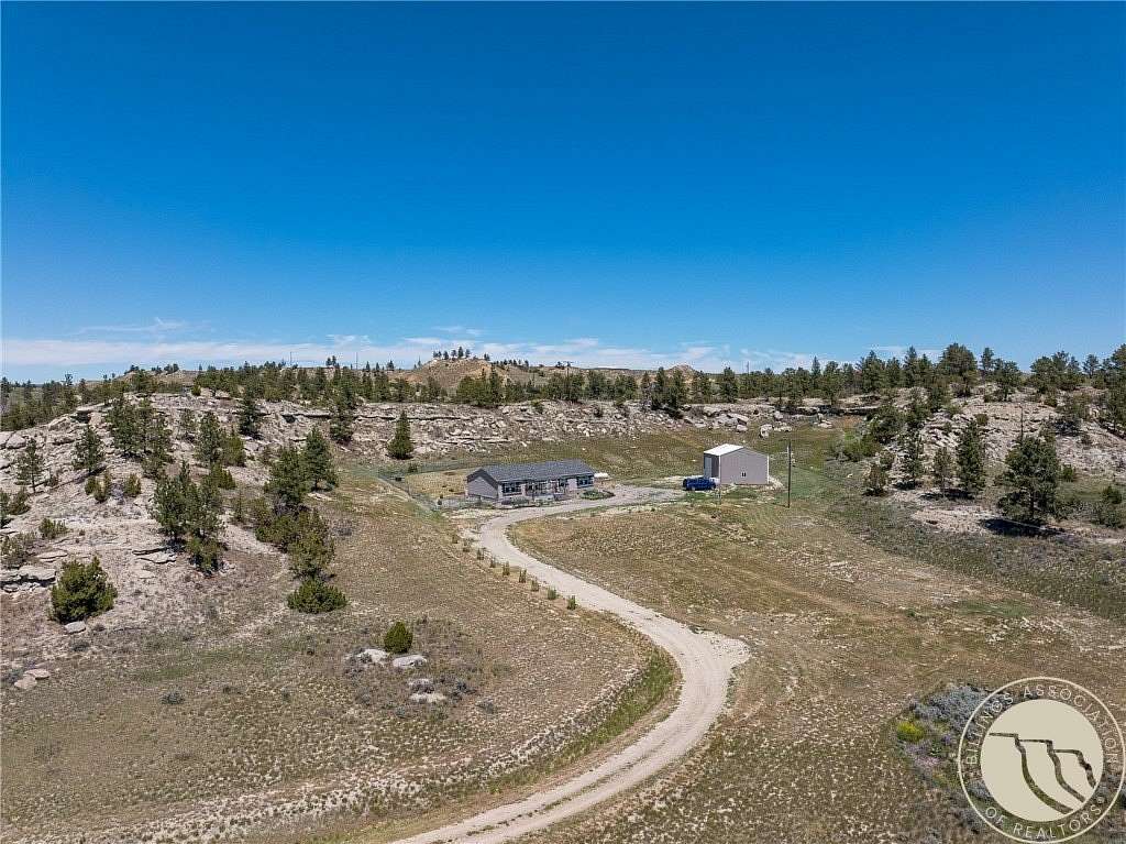 20.3 Acres of Recreational Land with Home for Sale in Roundup, Montana