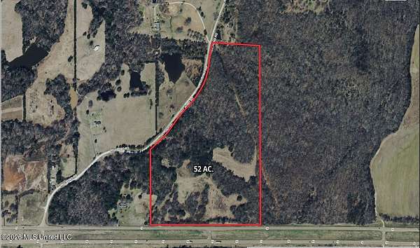 52 Acres of Land for Sale in Lamar, Mississippi