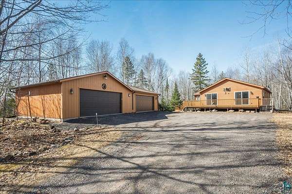 5.44 Acres of Land with Home for Sale in Superior Town, Wisconsin