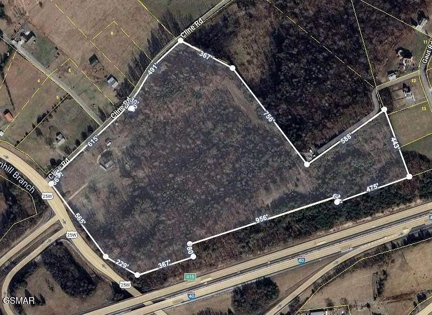 35 Acres of Mixed-Use Land for Lease in Dandridge, Tennessee