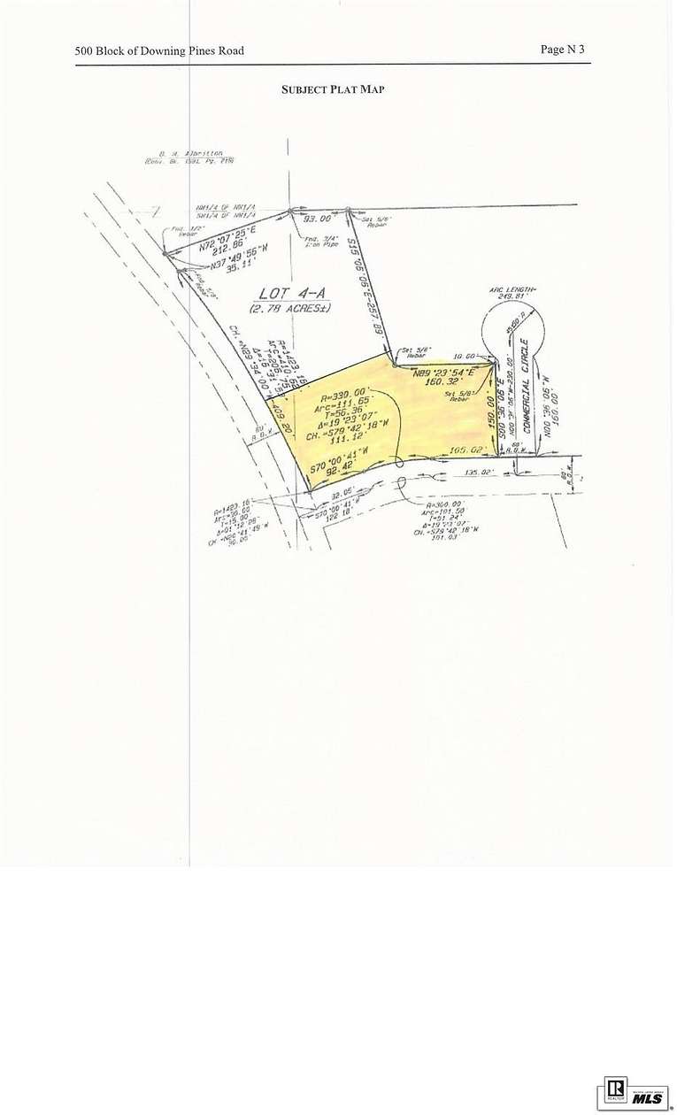 1.17 Acres of Commercial Land for Sale in West Monroe, Louisiana