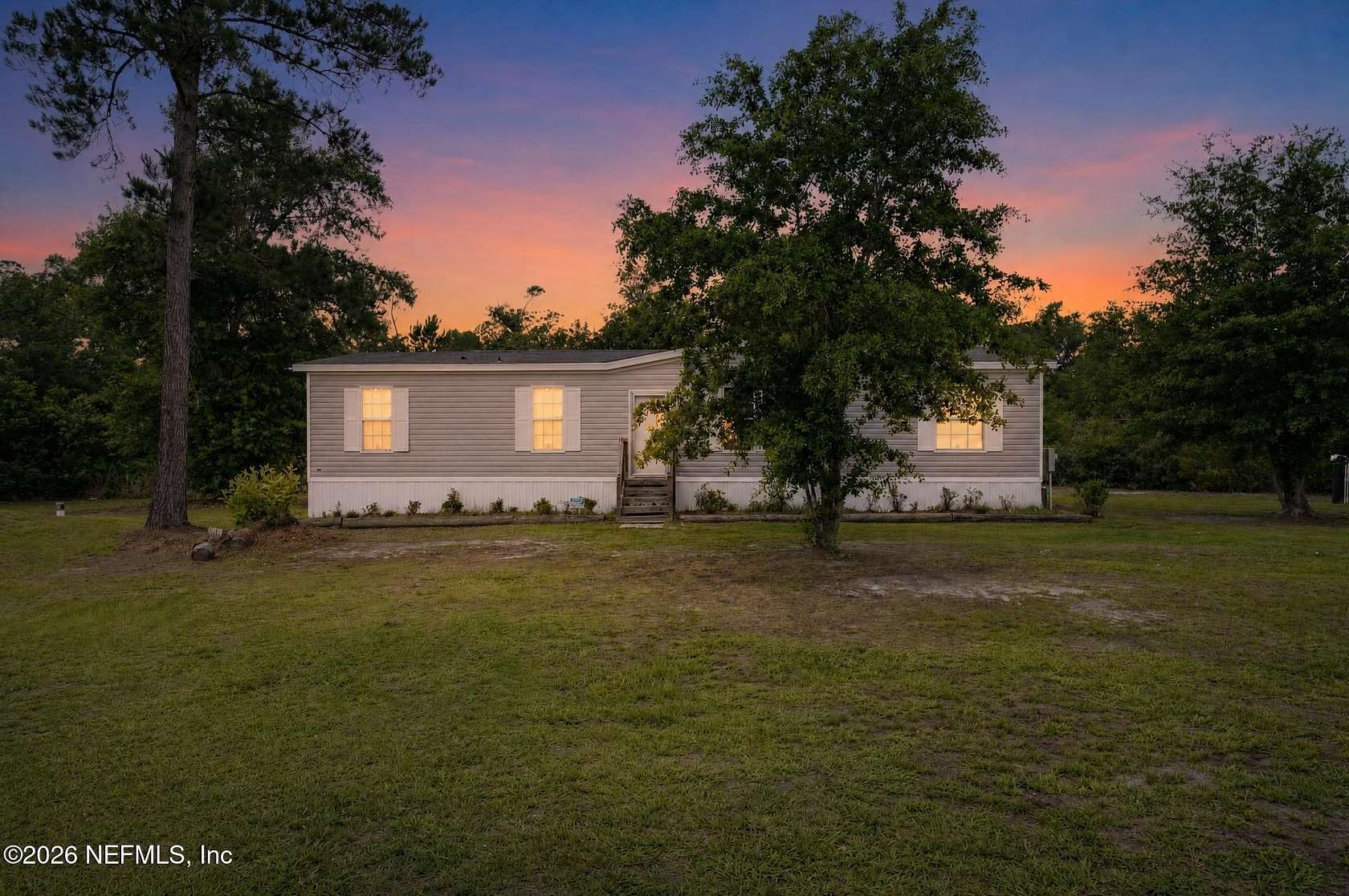 6.55 Acres of Land with Home for Sale in Jasper, Florida