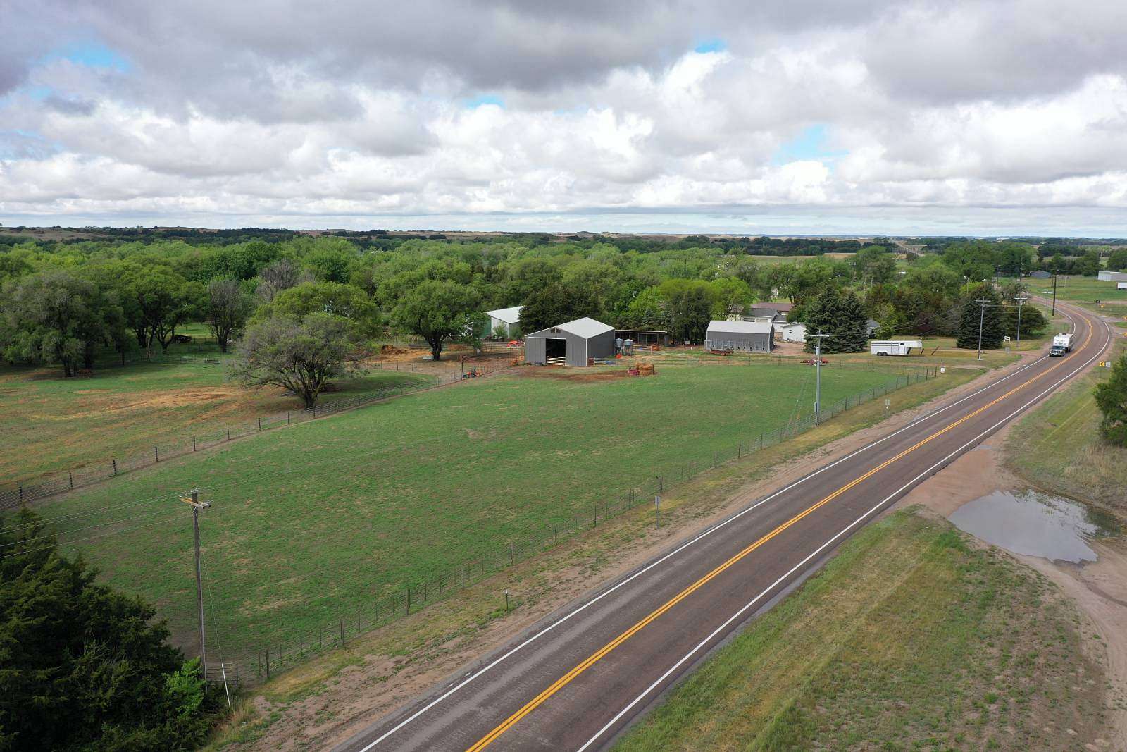 8 Acres of Land with Home for Sale in Ericson, Nebraska