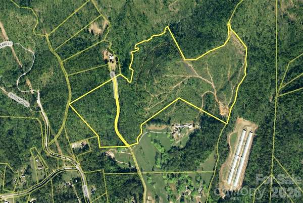56.5 Acres of Recreational & Residential Land for Sale in Lenoir, North Carolina