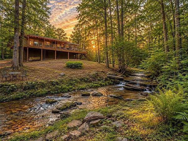 49.7 Acres of Land with Home for Sale in Ellijay, Georgia