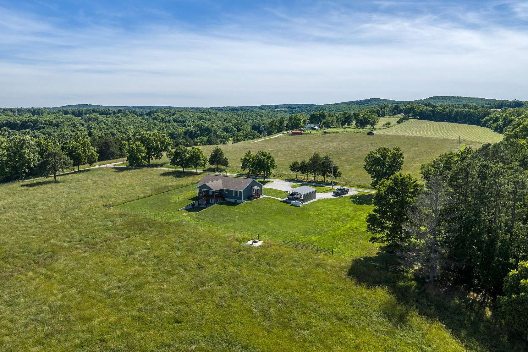 48 Acres of Land with Home for Sale in Houston, Missouri