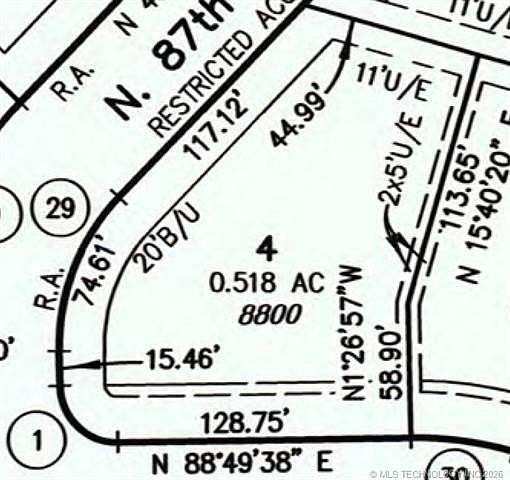 0.56 Acres of Residential Land for Sale in Broken Arrow, Oklahoma