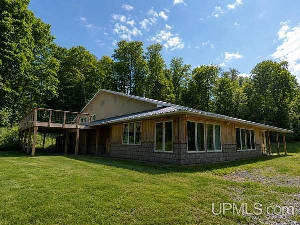 45 Acres of Recreational Land with Home for Sale in Bruce Crossing, Michigan