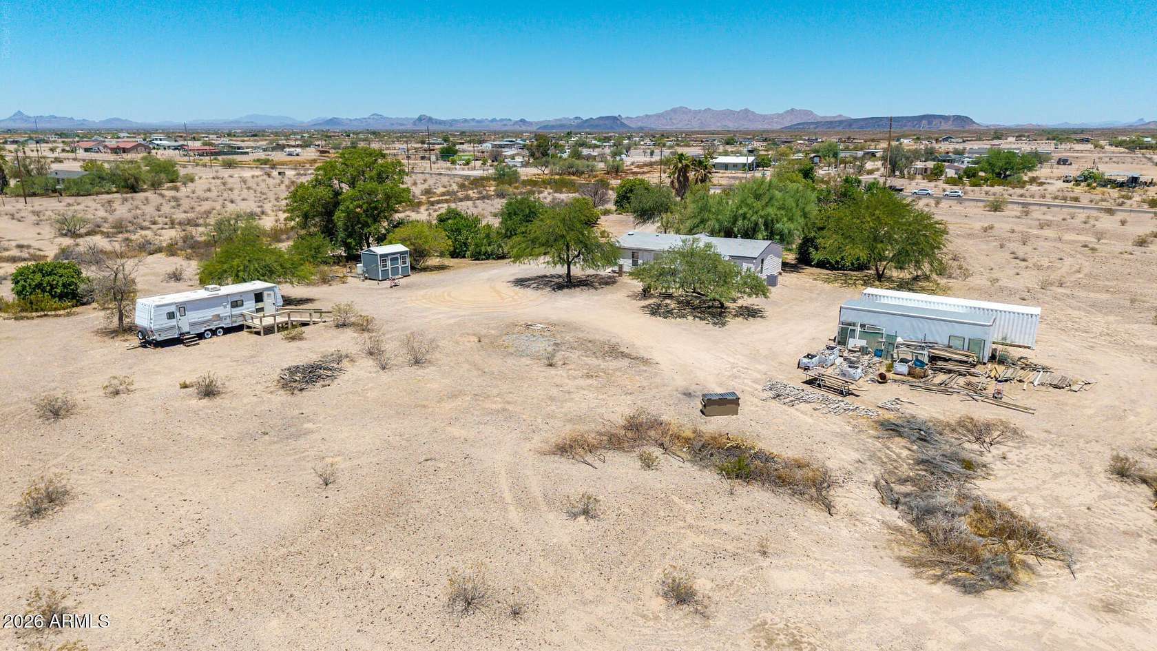 4.76 Acres of Land with Home for Sale in Tonopah, Arizona